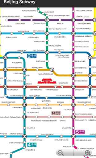 Beijing Subway Map 1