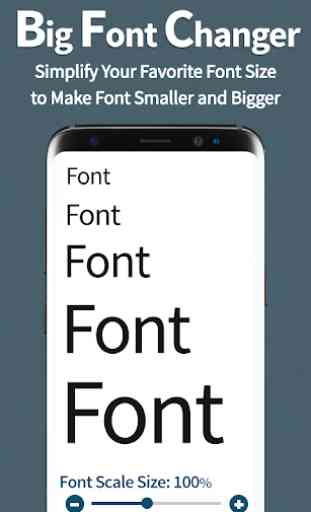 Big Font - Change Font Size & Display Size Enlarge 3