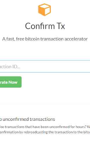 Bitcoin transaction accelerator 4
