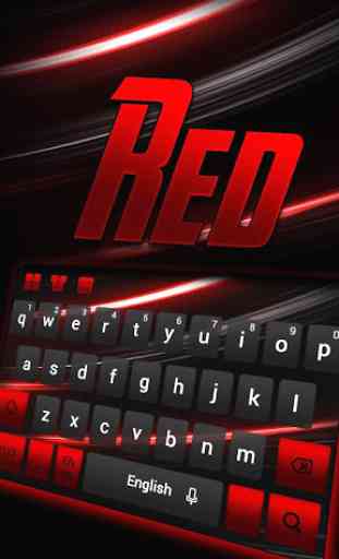 Black Red Keyboard 1