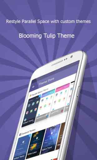 Blooming Tulip Theme for PS 3