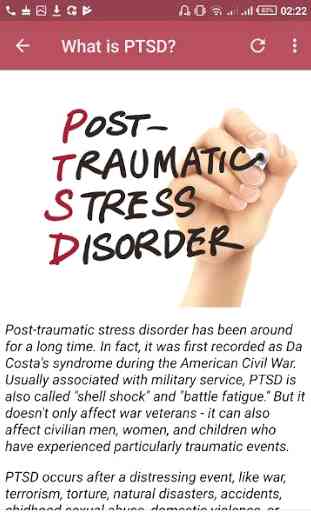 Disturbo post traumatico da stress 3