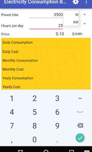 Electric Cost Bill Calculator 2