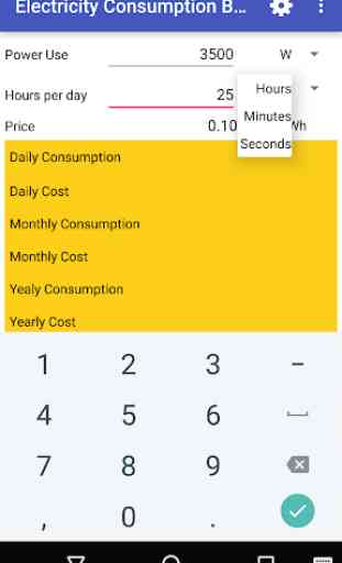 Electric Cost Bill Calculator 3
