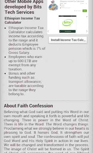 Faith Confession 4