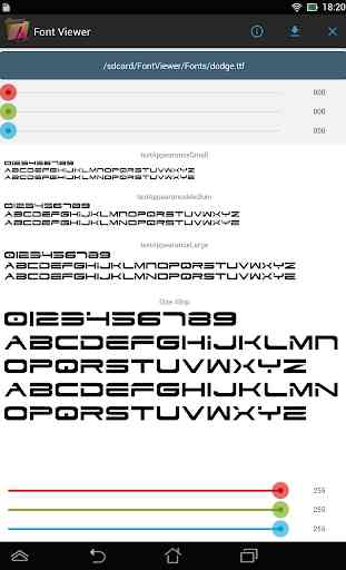 Font Viewer pay version 4