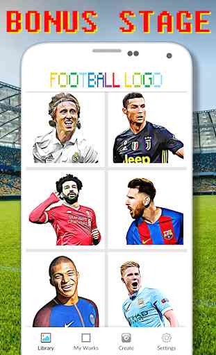 Football Logo Coloring By Number - Pixel Art 4