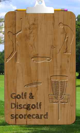 Golf & Discgolf scorecard Free 1