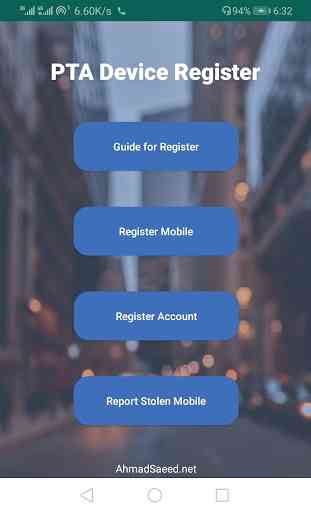 Guide for PTA Device Registration  - Easy Register 1