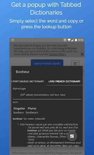 Look Up -Pop Up Dictionary Pro 2