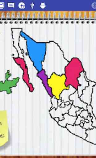 Mapa de Mexico Juego 2