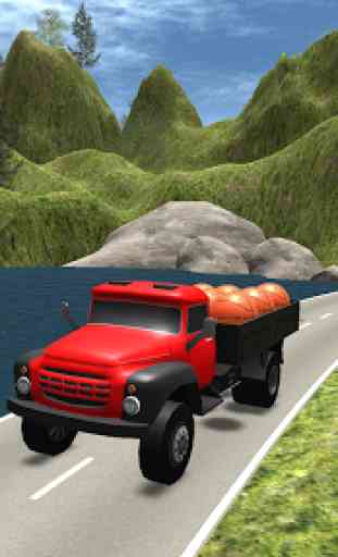 Montagna carico pick up truck driver simulatore 3