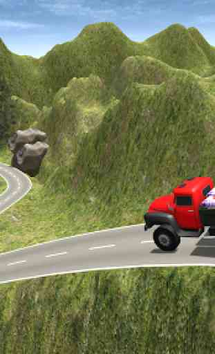 Montagna carico pick up truck driver simulatore 4