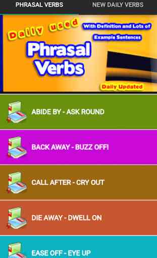 Most common Daily use English Phrasal Verbs 1