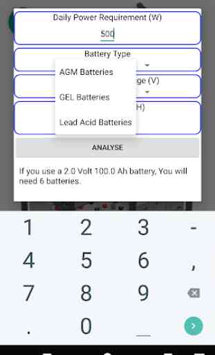 Off Grid Battery Bank Calculation 3