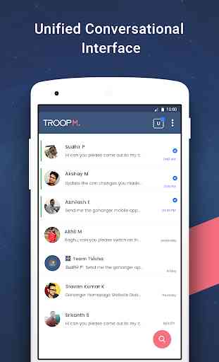 Office Chat & Business Chat App - Troop Messenger 1