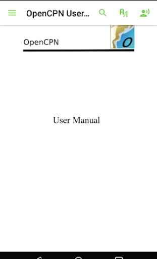 OpenCPN User Manual 1