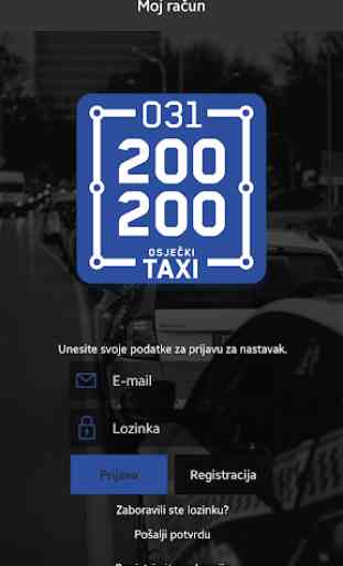 Osječki taxi – aplikacija za naručivanje 1