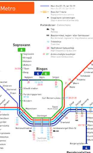 Oslo Metro Map 2