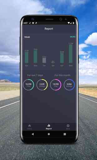 Pedometro - Step tracker per Android, app a piedi 2