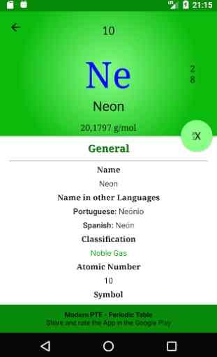 Periodic Table of Elements - Modern PTE 3