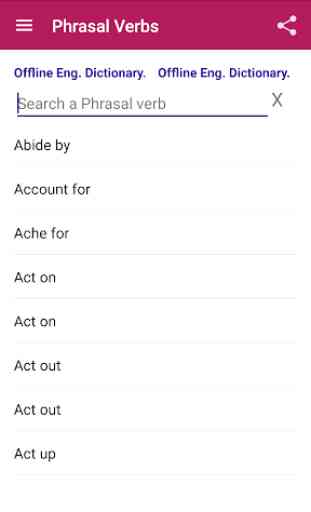 Phrasal Verbs Dictionary Offline 1