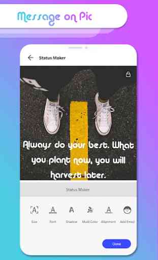 Pictures Quotes and Status Maker - Quotes Creator 4
