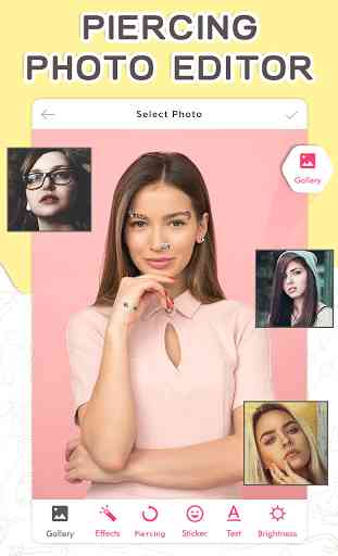Piercing Photo Editor : Beauty Makeover App 1