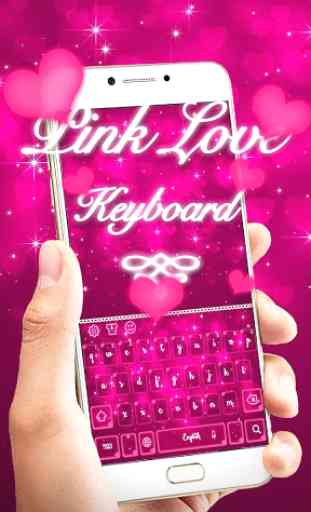 Pink Glitter Keyboard 3