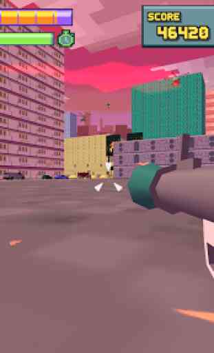 Pixel Battle: Pistola Sciopero 3D 1