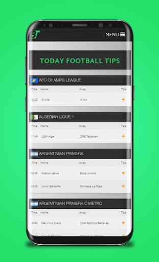 Pronostici di calcio App 2