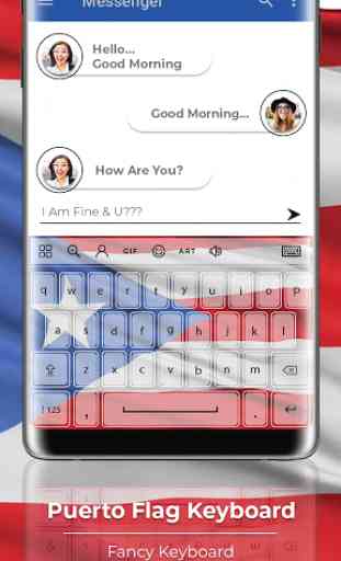 Puerto Rico Flag Keyboard - Elegant Themes 3