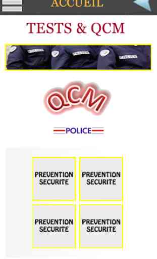 QCM Concours Police Nationale 3
