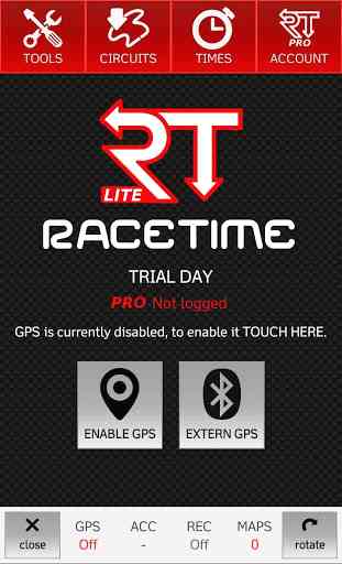 RaceTime - Cronometro GPS LITE 1