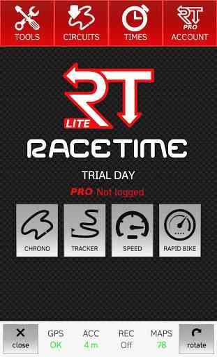 RaceTime - Cronometro GPS LITE 2