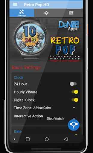 Retro Pop HD Watch Face Widget & Live Wallpaper 4