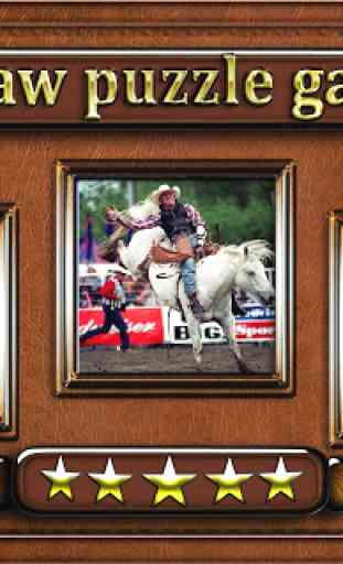 Rodeo jigsaw puzzle game 2