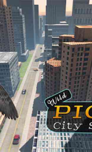 selvaggio Piccione Uccello Città Simulatore 1