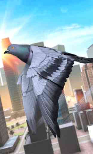 selvaggio Piccione Uccello Città Simulatore 3