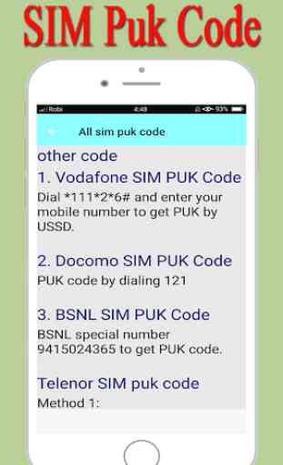 Sim Puk Code guide 4