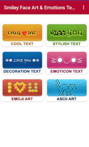 Smiley Face Art & Emotions Text Fonts Word Arts 1