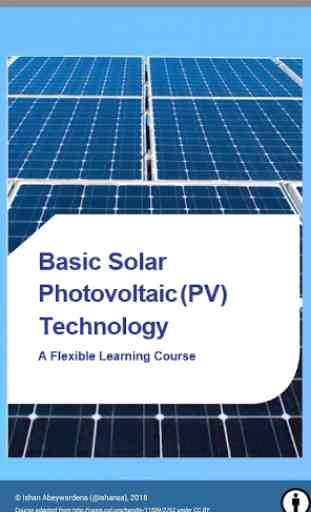 Solar PV Technology Mobile Course 1