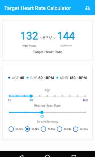 Target Heart Rate Calculator 1