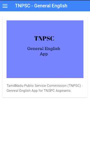 TNPSC General English App 1