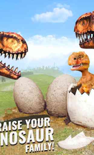 Wild Dino Family Simulator: Dinosaur Games 4