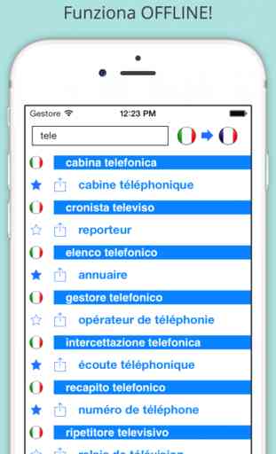 Dizionario Francese Italiano offline -Dictionnaire 1