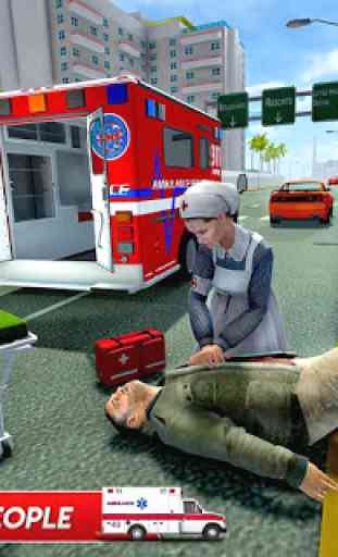 911 Salvare Ambulanza Simulatore 3