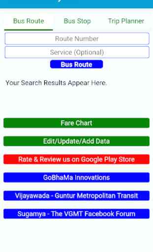 Amaravati, Vijayawada, Guntur APSRTC City Bus Info 1