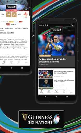 App del Guinness Six Nations ufficiale 1