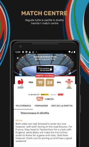 App del Guinness Six Nations ufficiale 4